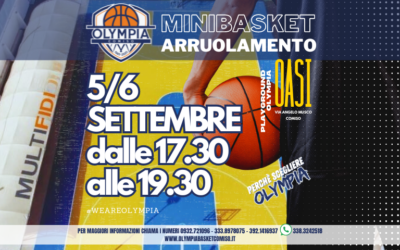 Al Via le iscrizioni al Minibasket 24-25