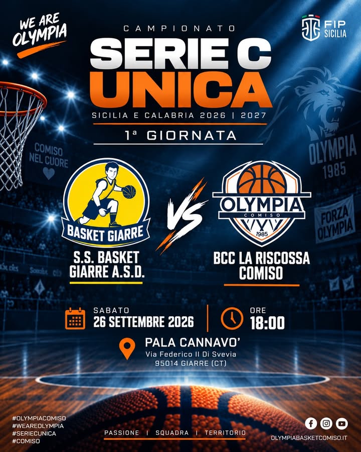 🏀🔥 SI PARTE! PRIMA GIORNATA DI SERIE C UNICA 🔥🏀