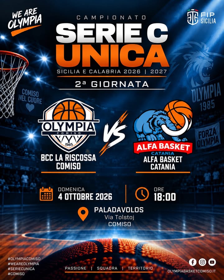 🏀🔥 PRIMA GIORNATA IN CASA DI SERIE C UNICA 🔥🏀