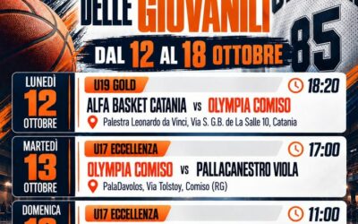 π
PROGRAMMA DELLE GIOVANILI DAL 12 AL 18 OTTOBRE π