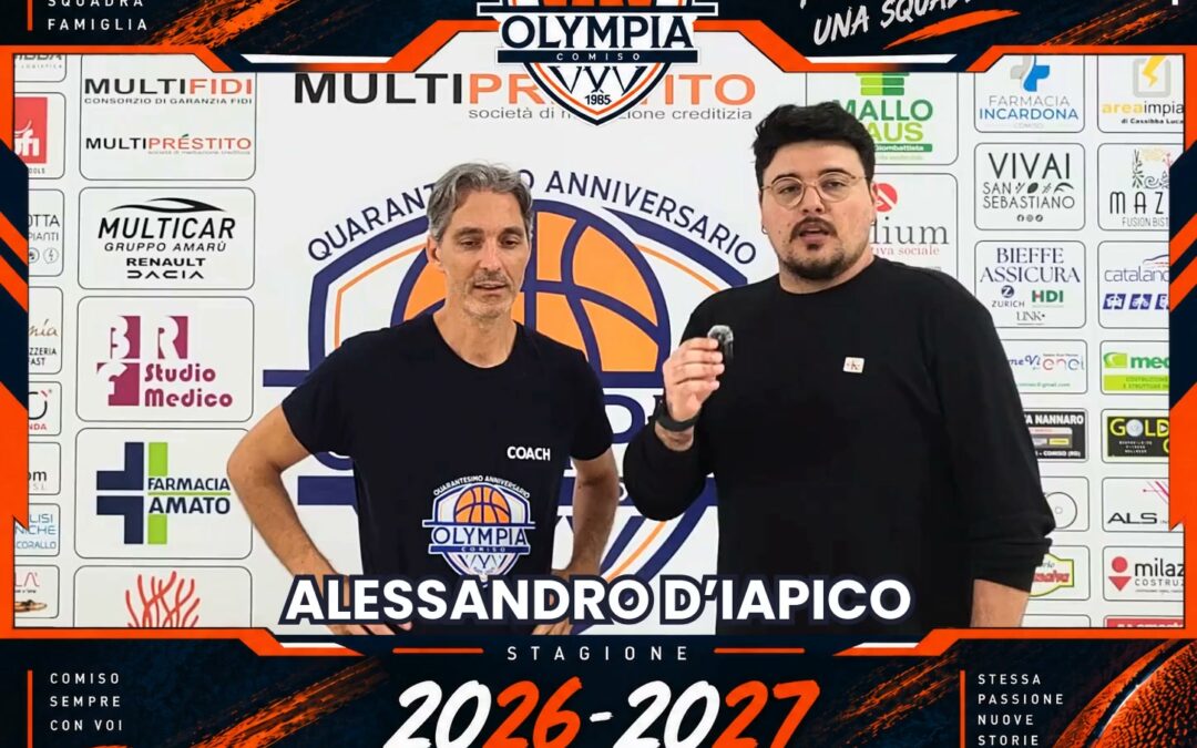 🏀🔥 INTERVISTA AD ALESSANDRO D’IAPICO🔥🏀